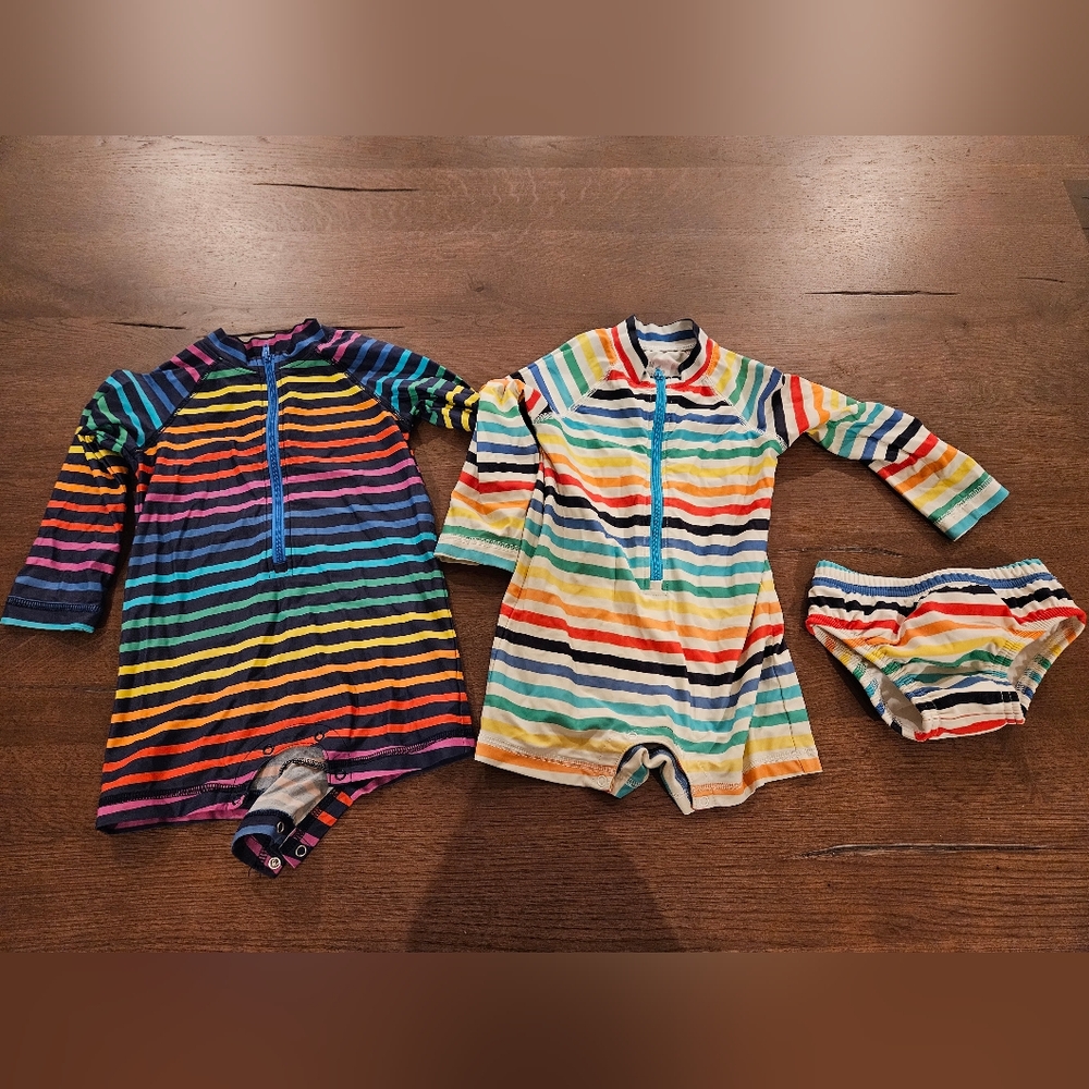 Primary Striped K1 Swimwear Set